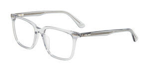 POLICE OPTICAL VPLU60 Eyeglasses TRANSP. GREY (04G0) 53mm